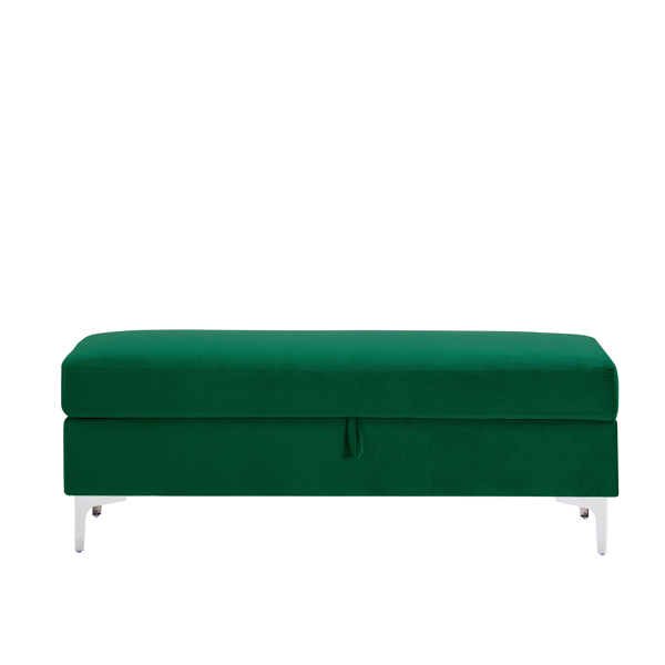 Storage Bench Solid Color 2 Seater Furniture Living Room Sofa Stool