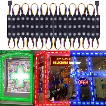 RGB 5050 SMD 3LED Module Light Injection Storefront Sign Lamp Waterproof