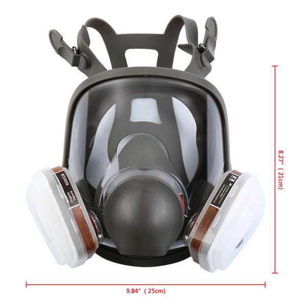 17 in 1 6800 Full Face Facepiece Painting Spraying Safety Respirator Gas Mask
