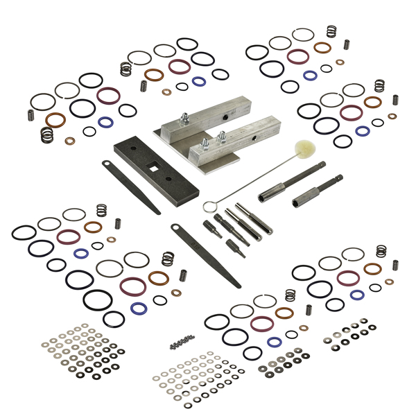 Injector Deluxe Rebuild Kit Vice Clamp and Tools & Springs for Ford 7.3L Powerstroke Diesel DP0008 DP0007
