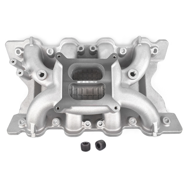 Oval Port Intake Manifold Air-Gap Dual Plane Aluminum for Ford 351C 2V 7564
