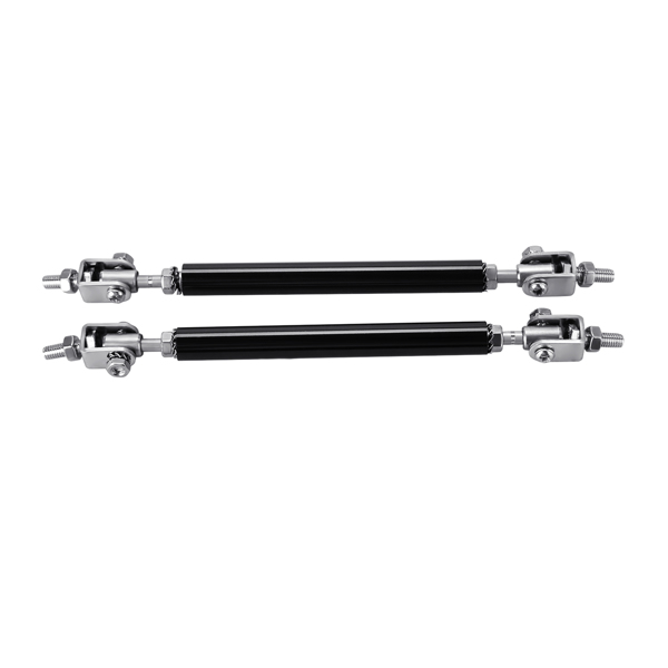 Adjustable Front Bumper Lip Splitter Strut Rod Tie Support Bar Universal
