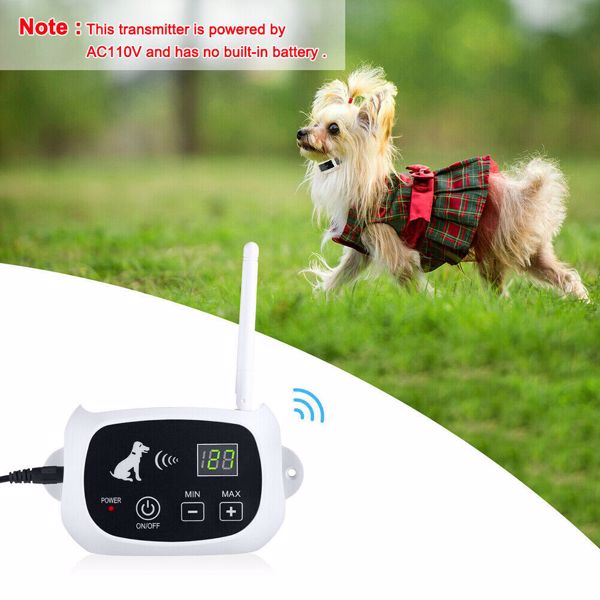 Wireless Electric Dog Fence Pet Containment System Shock Collars For 1 Dogs