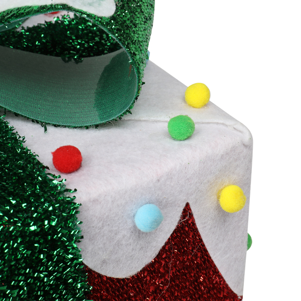 3pcs 60 Lights Iceberg Effect Colorful Small Cotton Balls Battery Type (Not Included) Garden Gift Box Decoration