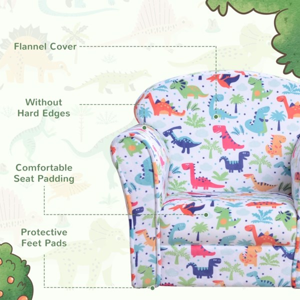 Kid's Sofa Armchair with Design and Thick Padding