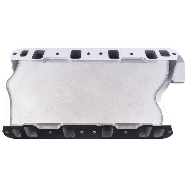 进气歧管 Intake Manifold Air Gap Single Plane for SBF Ford 351W Windsor V8 Silver 4033 DM-3316 Aluminum-3