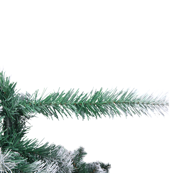 7FT Spray White PVC Christmas Tree 1349 Branches