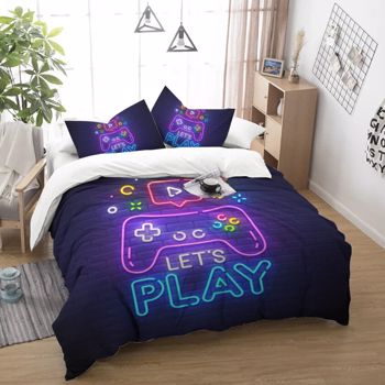 GamePad Duvet Cover set for Comforter Ultra Soft 3pcs Bedding set Twin Full Size 