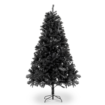 7ft 1500 Branch PVC Branch Iron Bracket Christmas Tree Black