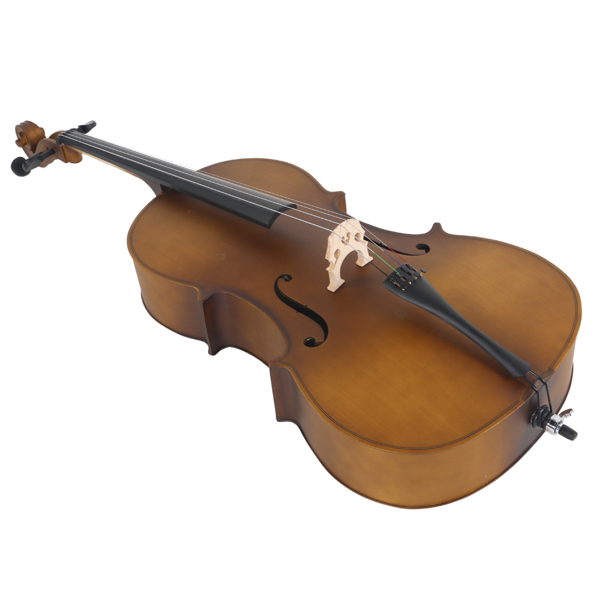 4/4 Acoustic Cello Case Bow Rosin Wood Color (Old code:86308904)