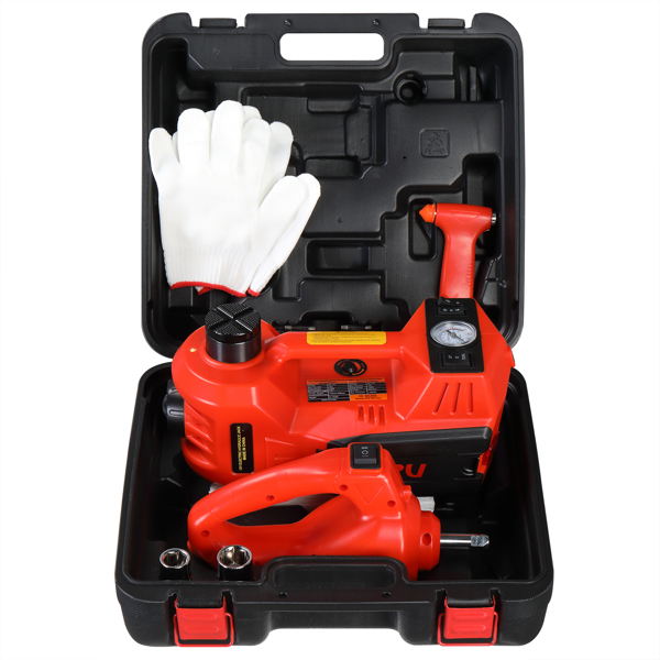 5t 15.5-45cm/With Impact Wrench 12v Electro-Hydraulic Jack Orange