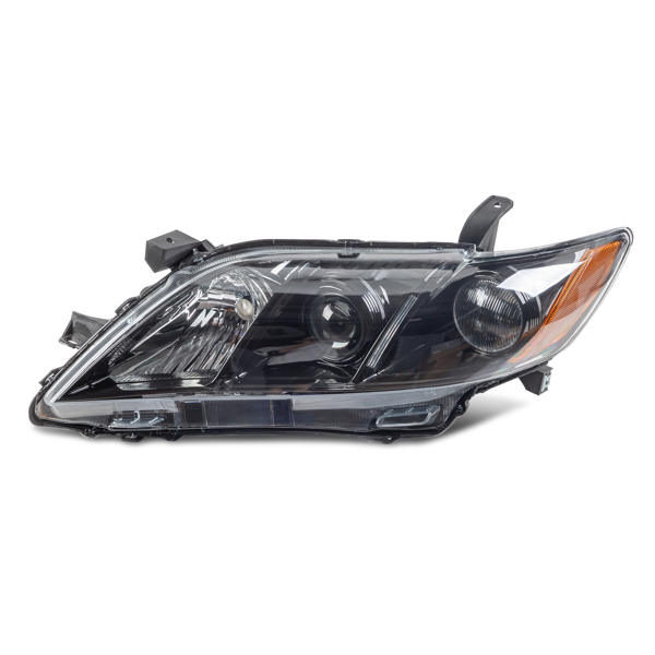 Headlights Assembly Black Housing Amber Corner for 2007 2008 2009 Toyota Camry