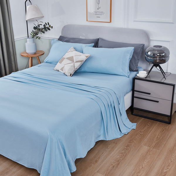3/4 Piece Bed Sheet Set 1800 Count Microfiber Deep Pocket Hotel Bed Sheet