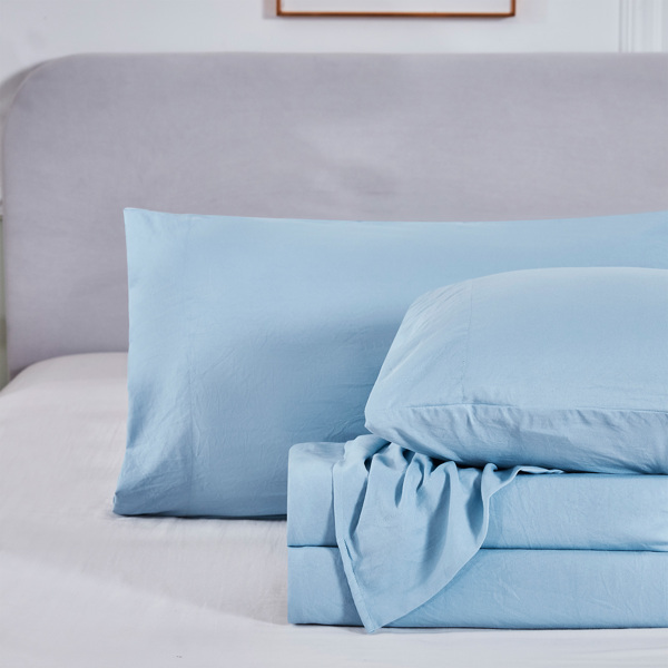 3/4 Piece Bed Sheet Set 1800 Count Microfiber Deep Pocket Hotel Bed Sheet