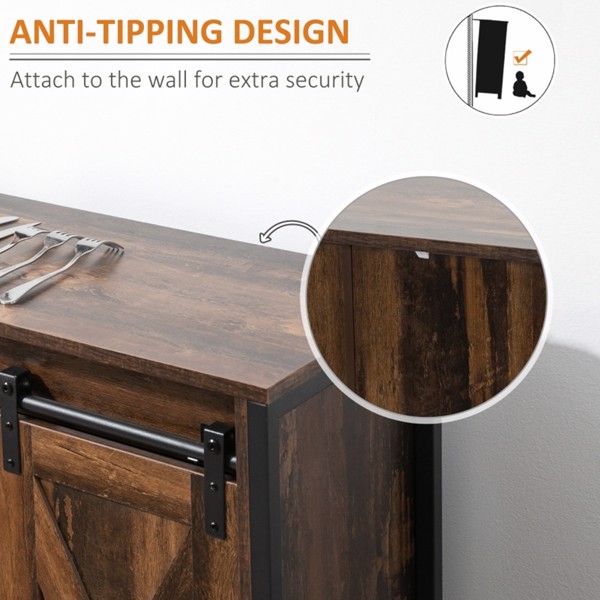 Cabinet Kitchen Sideboard Brown ( Amazon Shipping)（Prohibited by WalMart）