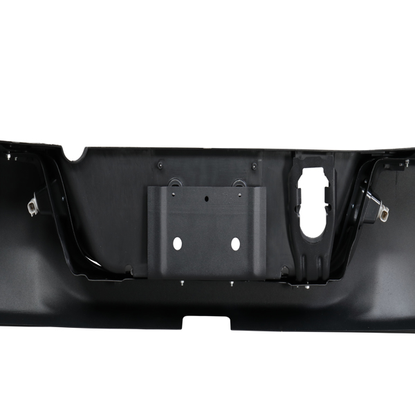 RAM 2009-2018 REAR BUMPER BLACK W/O Double Hole Rear Bumper Without Radar Hole, All Black