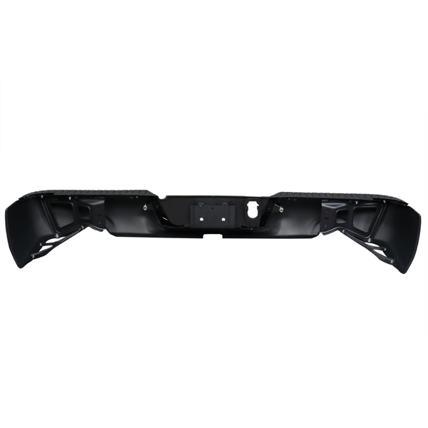 RAM 2009-2018 REAR BUMPER BLACK W/O Double Hole Rear Bumper Without Radar Hole, All Black