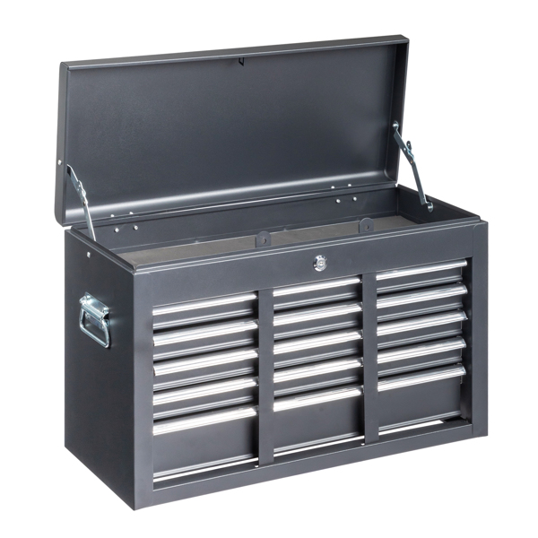 steel tool box black