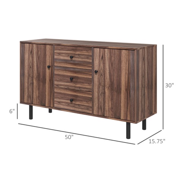 Storage Cabinet-Rustic Brown ( Amazon Shipping)（Prohibited by WalMart）