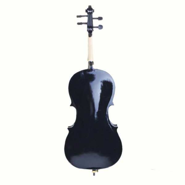 4/4 Wood Cello Bag Bow Rosin Bridge Black  (Old code:85409801)