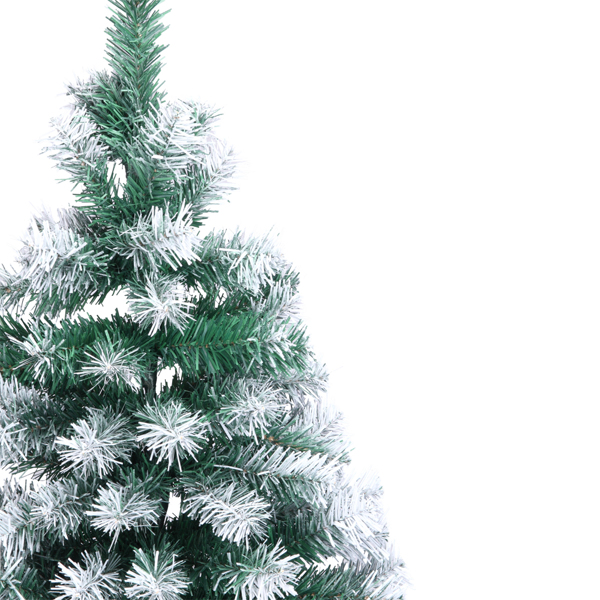 7FT Spray White PVC Christmas Tree 1349 Branches