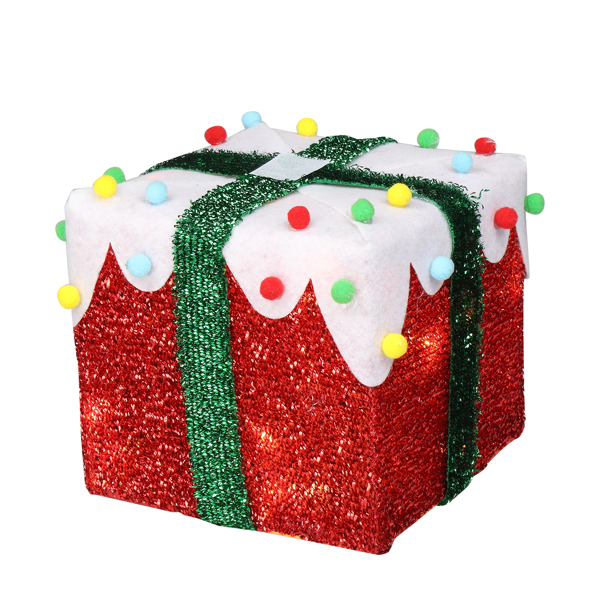 3pcs 60 Lights Iceberg Effect Colorful Small Cotton Balls Battery Type (Not Included) Garden Gift Box Decoration
