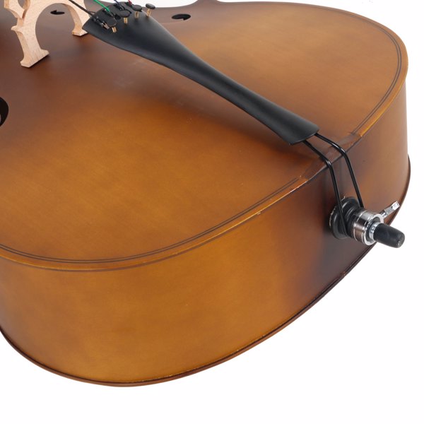 4/4 Acoustic Cello Case Bow Rosin Wood Color (Old code:86308904)