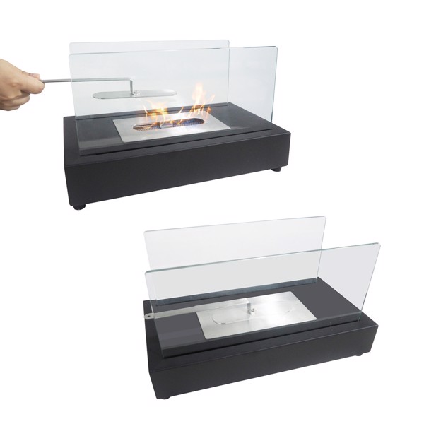 Portable Tabletop Fire Pits，Tabletop Smokeless Bio Ethanol Fireplace