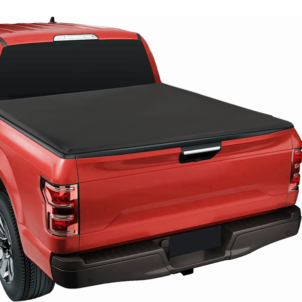6.5ft Bed Tonneau Cover For 2003-2023 Dodge Ram 1500 2500 3500 Soft Roll-up