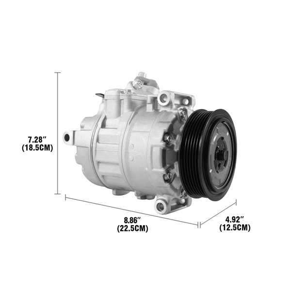 AC A/C Compressor For 07-14 Volkswagen Jetta Passat 2007 Audi A3 2.0L CO 11237C【No Shipping On Weekends, Order With Caution】