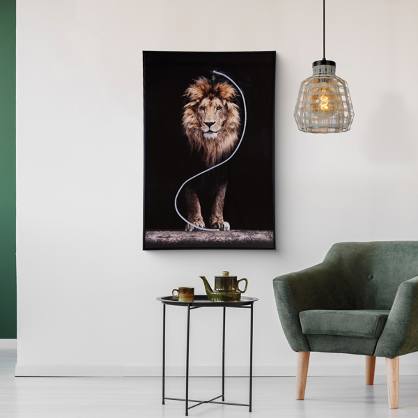 Lion Art Print,wall lamp,holiday gifts
