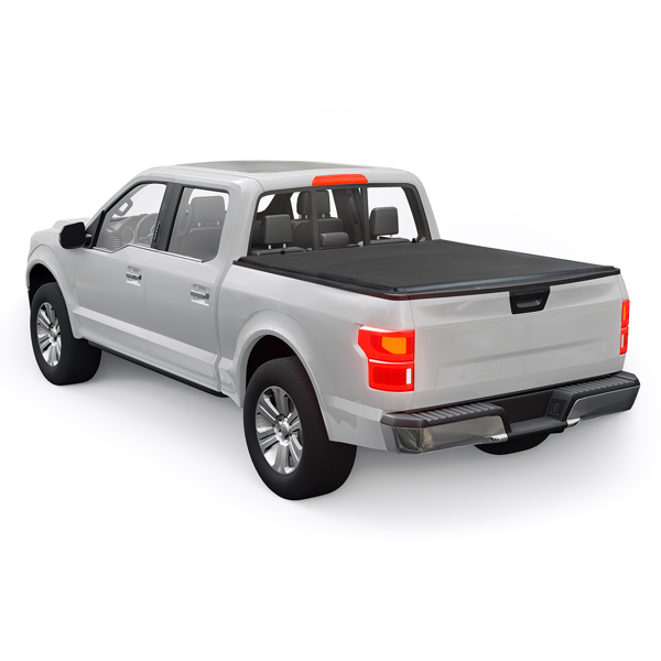 4 FOLD 6.4/6.5FT Bed Soft Truck Tonneau Cover For 03-23 Dodge Ram 1500 2500 3500