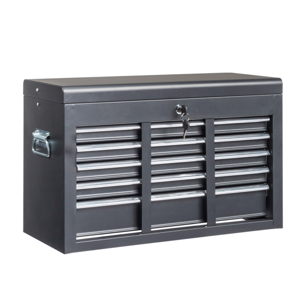 steel tool box black