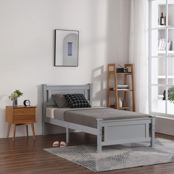 Vertical Decorative Core Bed Grey Twin   Replacement code: 80070508