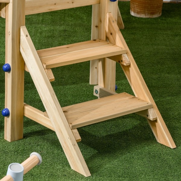 Wooden Swing Set Toddler Slide 