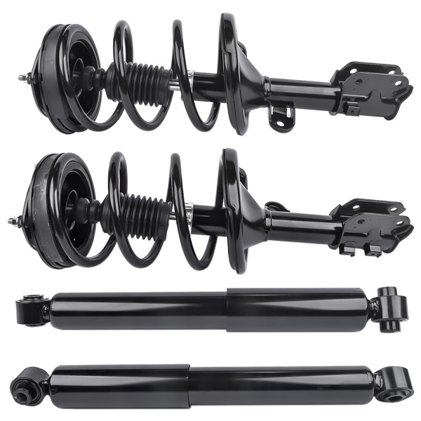 Front Complete Strut Assys + Rear Shocks Set of 4 For Kia Sedona 2006-2012, 2014 Hyundai Entourage 2007-2008 172918 172917 37307