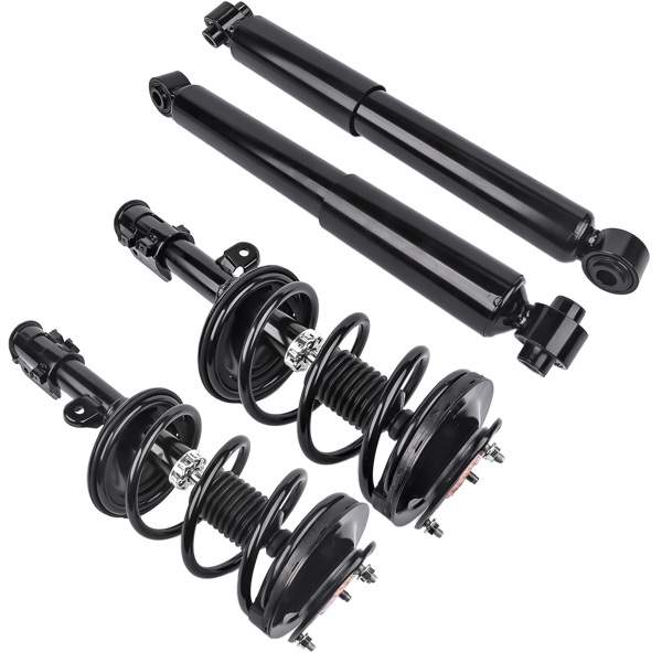 Front Complete Strut Assys + Rear Shocks Set of 4 For Kia Sedona 2006-2012, 2014 Hyundai Entourage 2007-2008 172918 172917 37307