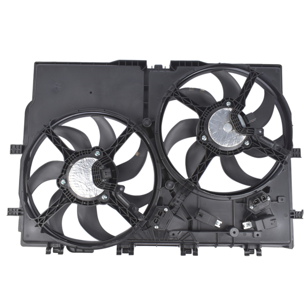 Radiator & Condenser Dual Cooling Fan Assy for Ram ProMaster 1500 2500 3500 3.6L 68189000AA