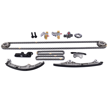 Timing Chain Kit AT4Z6306A 7T4Z6268CA for Ford Edge Flex Fusion Taurus X, Lincoln MKS MKT MKX MKZ, Mazda 6 CX-9, Mercury Sable 3.5L 3.7L BA5Z6L266B BA5Z6K255A