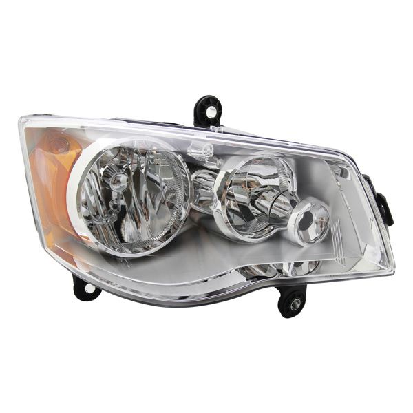 Chrome Headlights For 11-19 Dodge Grand Caravan 08-16 Chrysler Town & Country