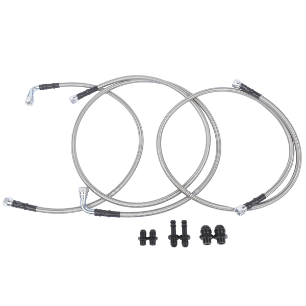 Transmission Cooler Lines Kit Heavy Duty Hose For Dodge Ram Cummins 5.9L Diesel