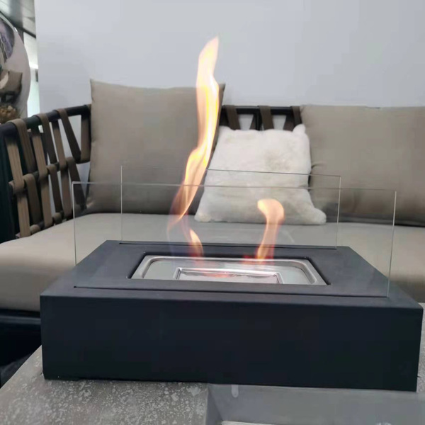 Portable Tabletop Fire Pits，Tabletop Smokeless Bio Ethanol Fireplace