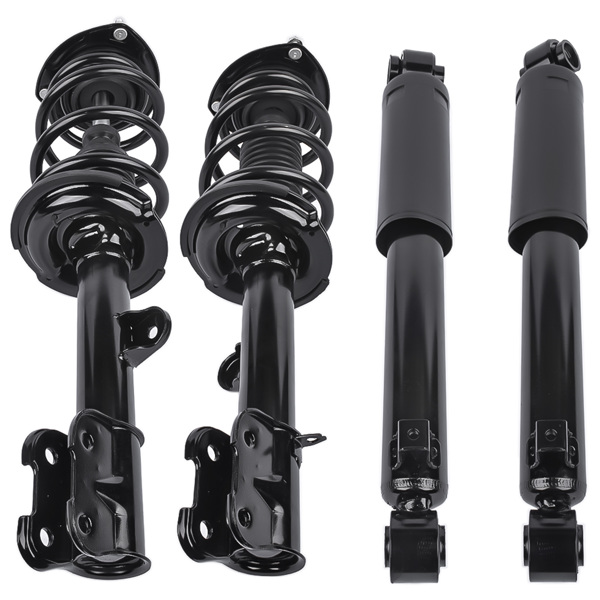 Front Complete Strut Assys + Rear Shock Absorbers Set of 4 For Kia Sorento 2.4L 3.5L 2011-2013 172713 172712 37322