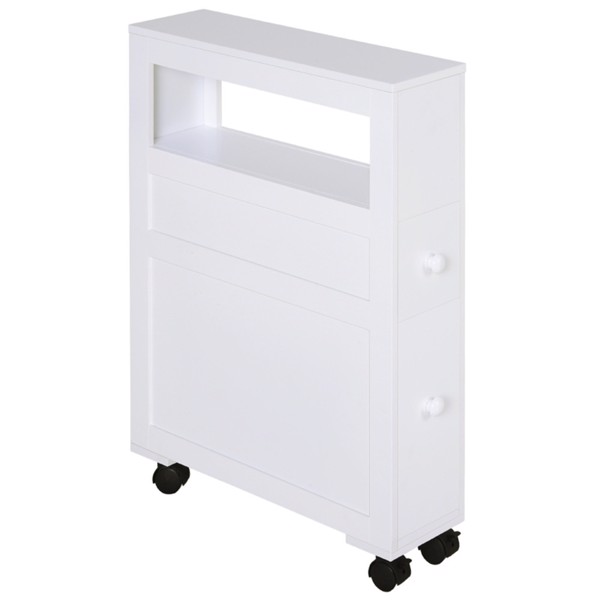 Bathroom Side Storage Cabinet - White ( Amazon Shipping)（Prohibited by WalMart）