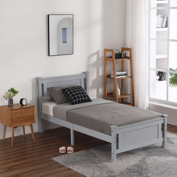 Vertical Decorative Core Bed Grey Twin   Replacement code: 80070508