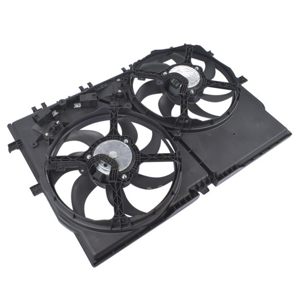 Radiator & Condenser Dual Cooling Fan Assy for Ram ProMaster 1500 2500 3500 3.6L 68189000AA