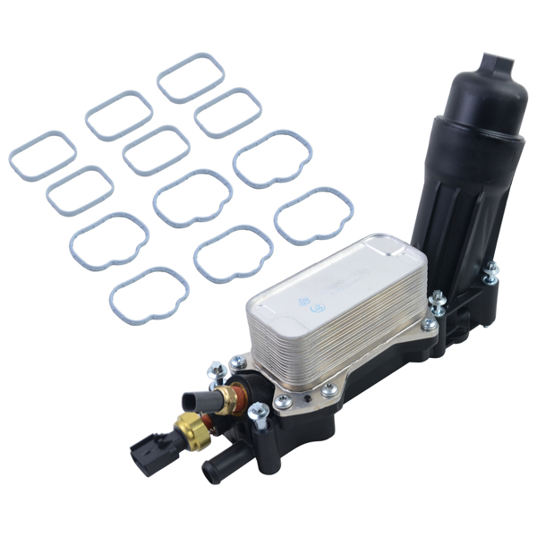 Oil Filter Housing Adapter w/Cooler For 2014-2017 Chrysler Dodge Jeep 3.6L 68105583AF 68105583AC