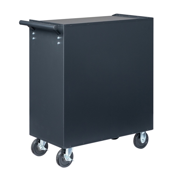 steel tool box black