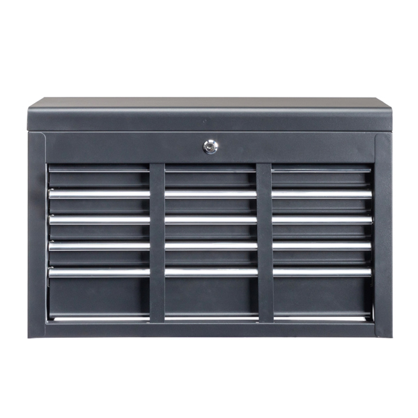 steel tool box black