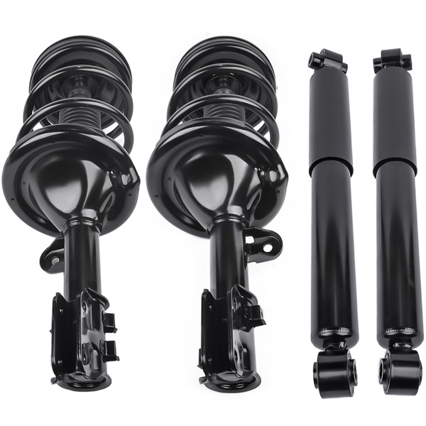 Front Complete Strut Assys + Rear Shocks Set of 4 For Kia Sedona 2006-2012, 2014 Hyundai Entourage 2007-2008 172918 172917 37307